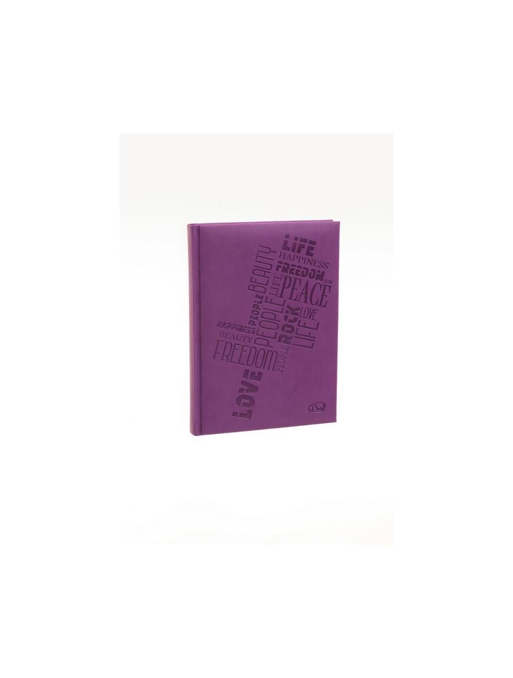 Buffetti Agenda giornaliera in sintetico, blocco fisso - 2027 - 14,5x20,5 cm - ciclamino