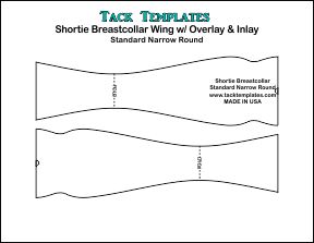 Shortie Breastcollar - Standard Narrow Round **PDF**