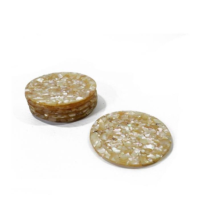 Juego portavasos nacar