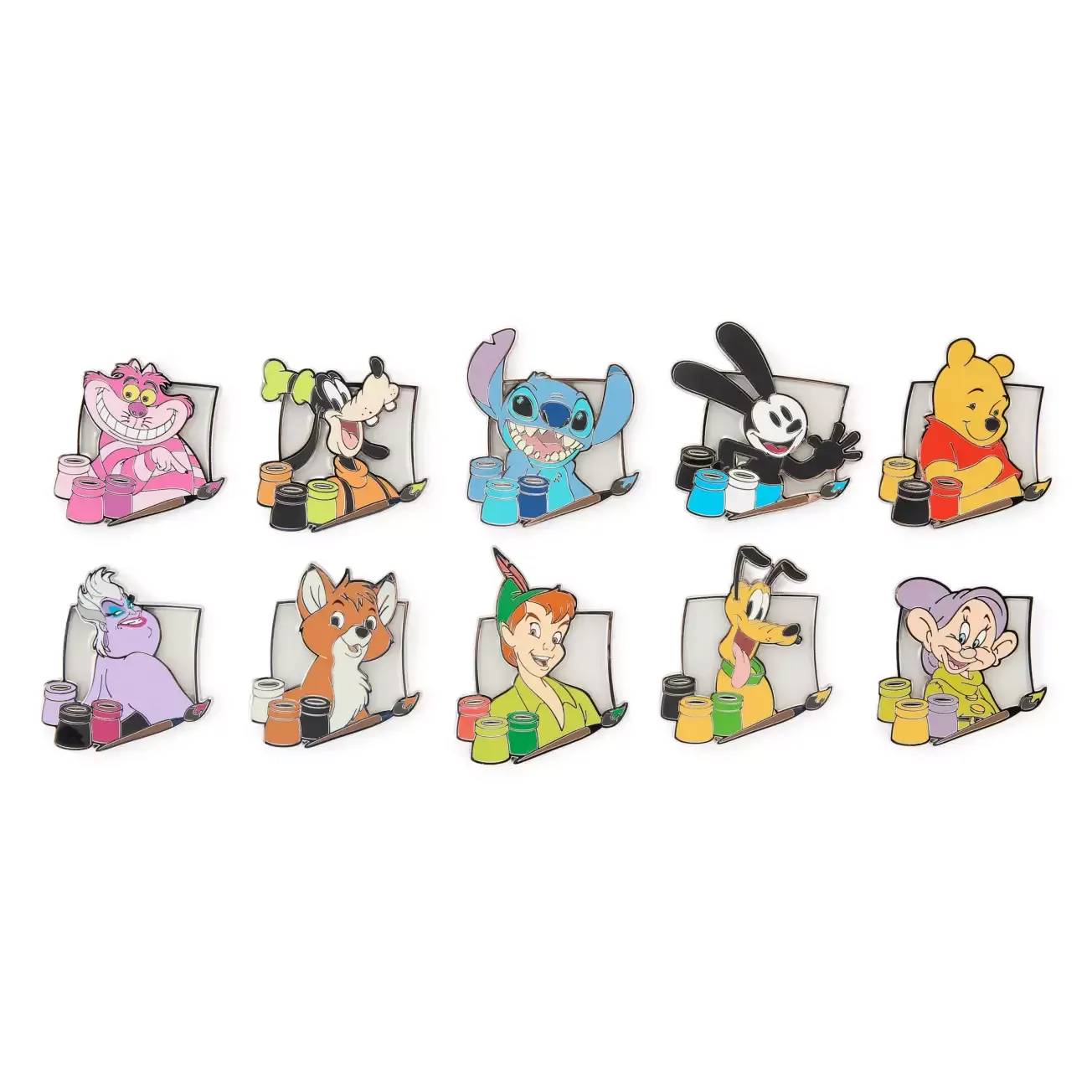 Disney Brush of Magic 2-Piece Mystery Pin Blind Pack Series 1