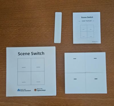 Haozee vezetéknélküli 4 gombos Zigbee jelenetkapcsoló