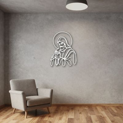 Cuadro decorativo Cristo en metal 75x100cm Cuadro decorativo Cristo en metal 75x100cm