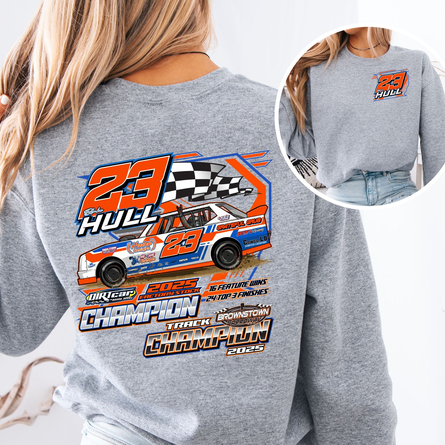 Blake Hull Racing Championship Shirts