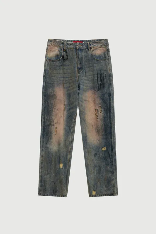 Acupuncture Texas denim overused wash