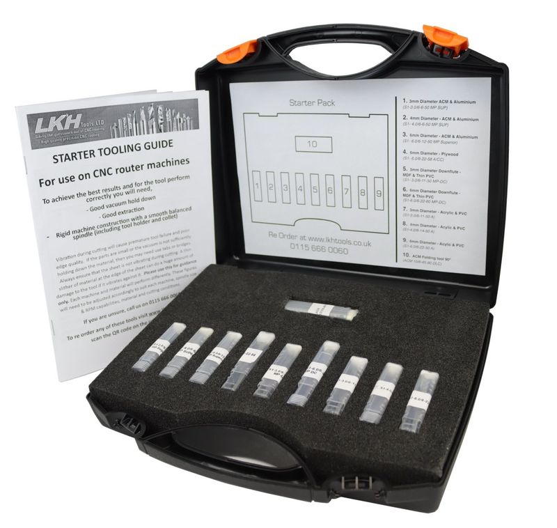 Starter tooling pack 60,000 RPM Starter tooling pack 60,000 RPM