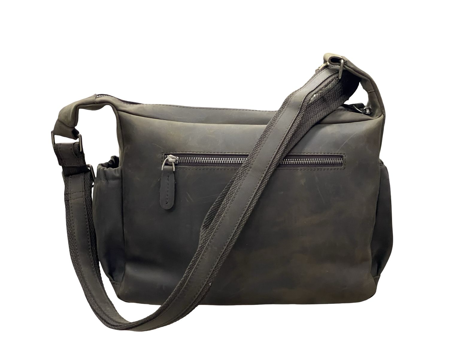 バック 30% off on Leather Double Zip Handbag | OneDayOnly