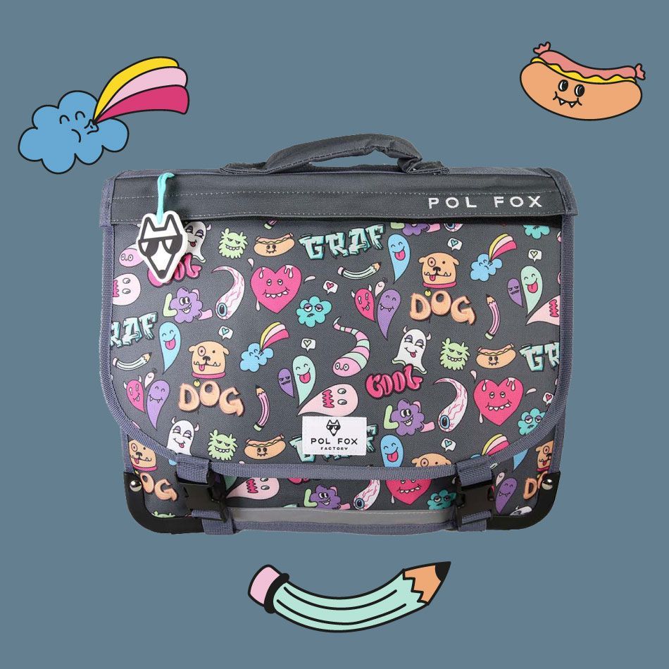 Cartable Street'Art 38cm (réversible)