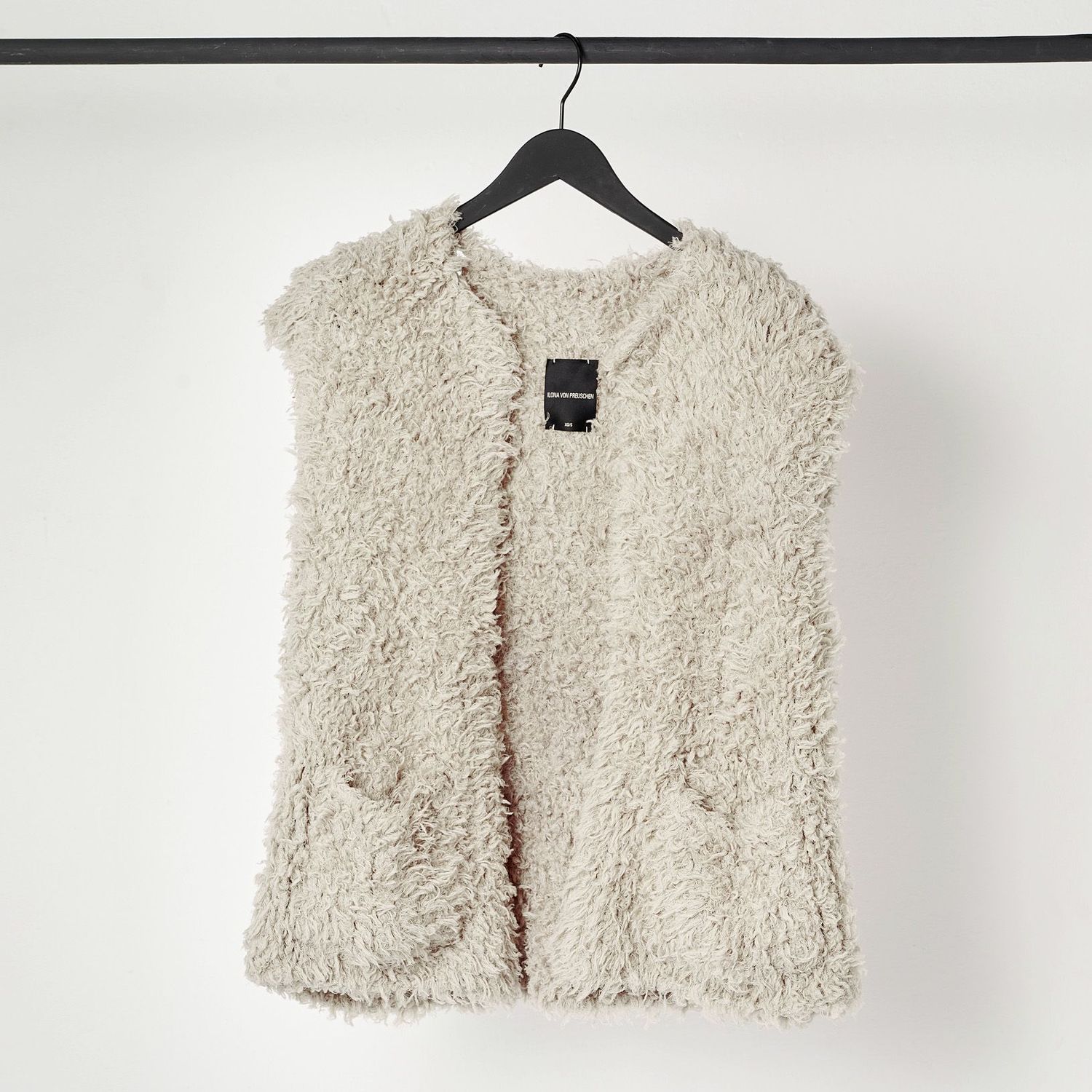Handstrick-Weste BELLA GILET Handstrick-Weste BELLA GILET, Farbe: ecru, Größe: XS/S