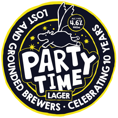 Lost & Grounded Party Time Lager Lost & Grounded Party Time Lager