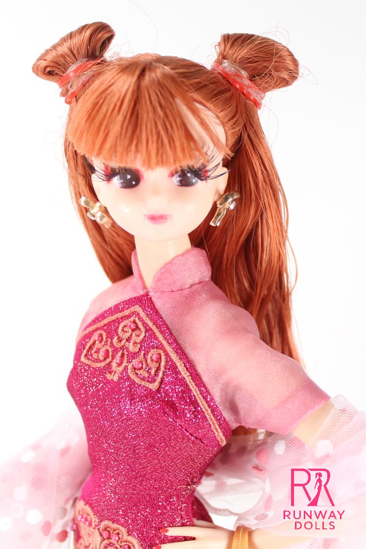 2026 Runway Dolls: OOAK "Dragonfruit" 12.5" Jenny Doll from the "Global Glamour" Collection
