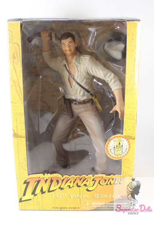 Vintage Walt Disney Theme Park Exclusive: Indiana Jones 10" Vinyl Statue by Lucas Entertainment