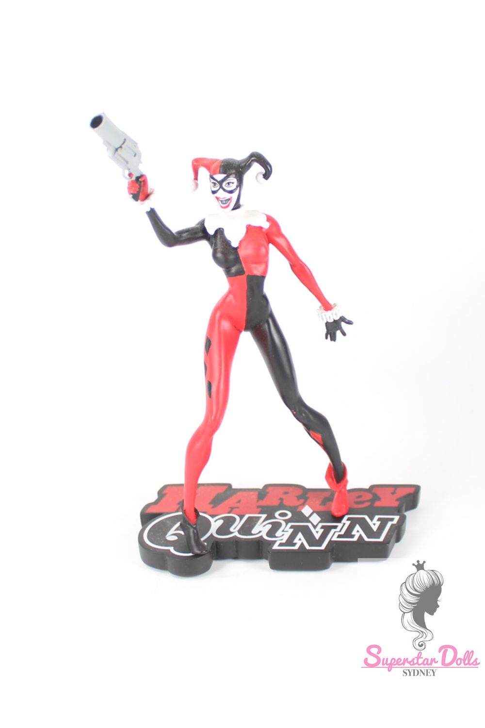 2015 Limited Edition DC Comics: "Harley Quinn: Red, White &amp; Black" DE-BOXED 7" Statue/Figure by Jim Lee