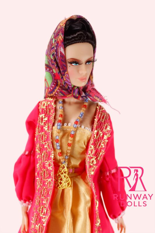 2026 Xian Xian Supermodel X Runway Dolls "Turkish Delight" Lily Dressed Fashion Doll LE2