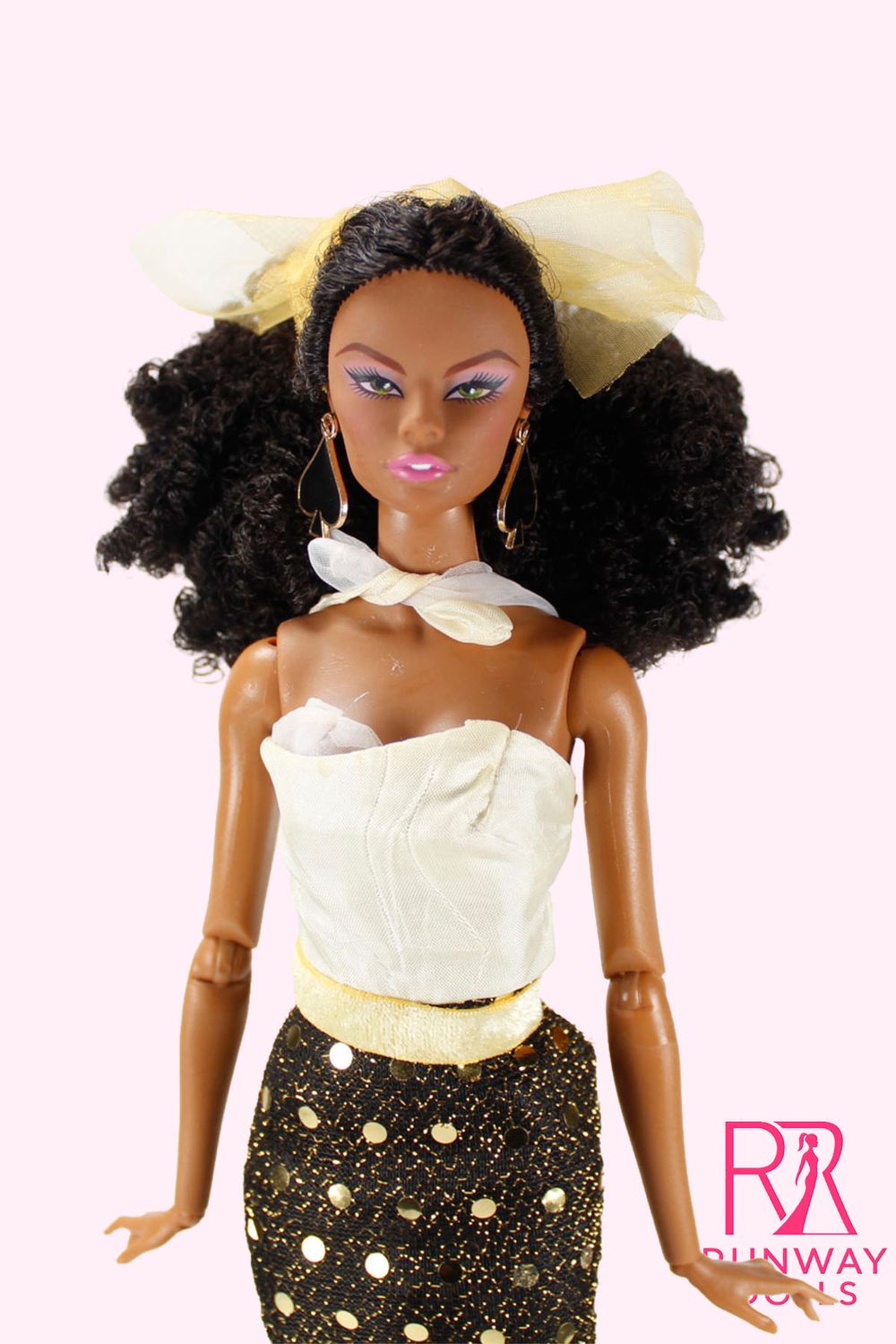 2026 Runway Dolls X Xian Xian Supermodel "Global Glamour: South Africa" OOAK Dressed Fashion Doll