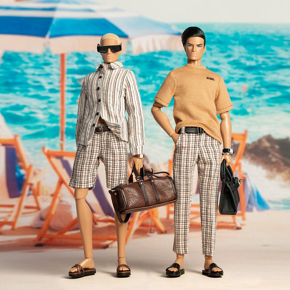 PRE-ORDER: 2 X XianXian Princess: "The Vacation Collection" David Dressed Doll COMPLETE Set