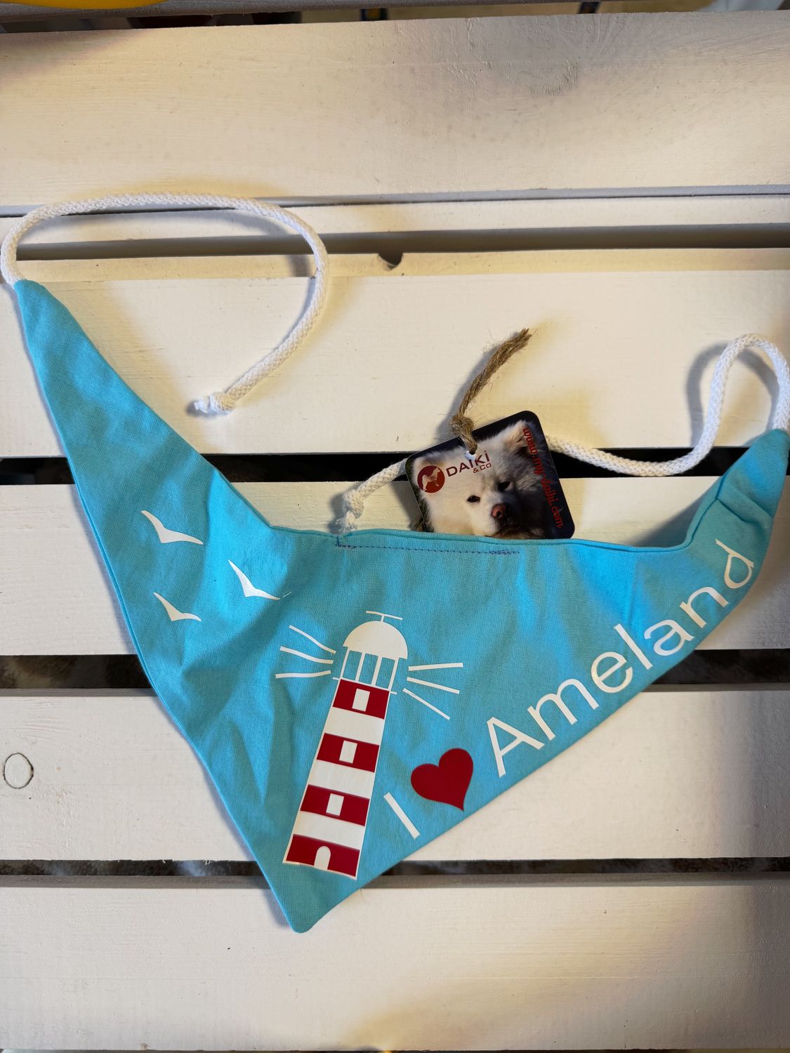 Sjaal “Ameland” - blauw -L- Sjaal “Ameland” - blauw -L-
