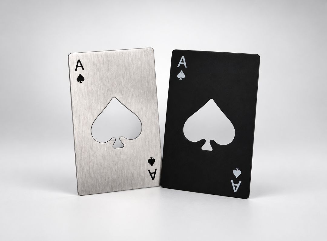 Metal Ace Card Bottle Opener