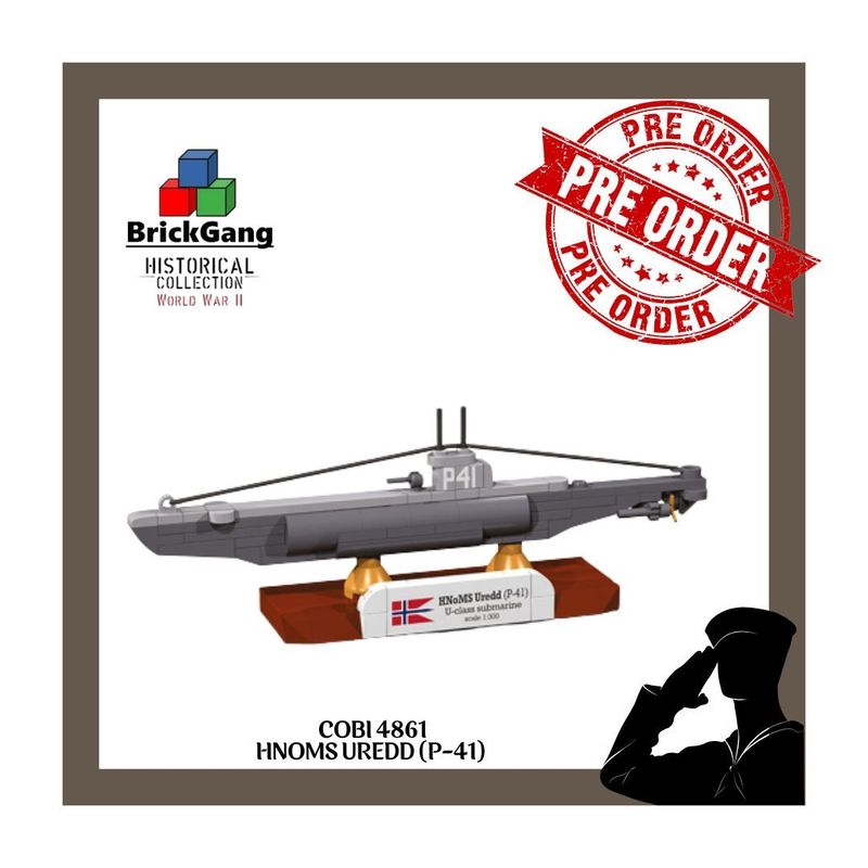 Cobi 4861  -   HNoMS Uredd (P-41)