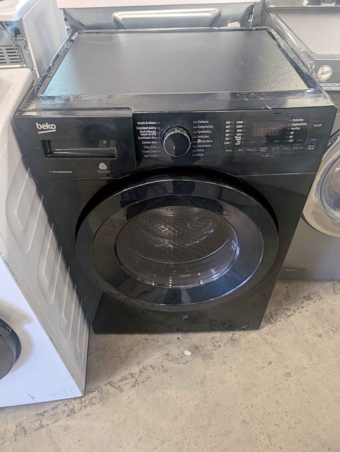 Beko 8KG/6KG 1400rpm Washer Dryer Black