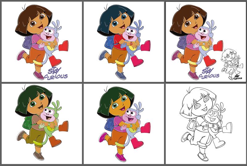 Panneaux dora l'exloratrice