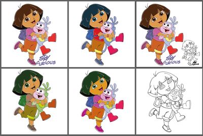 Panneaux dora l'exloratrice