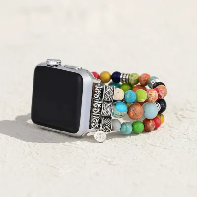 Vibrant Chakra Stretch Apple Watch Strap - Small