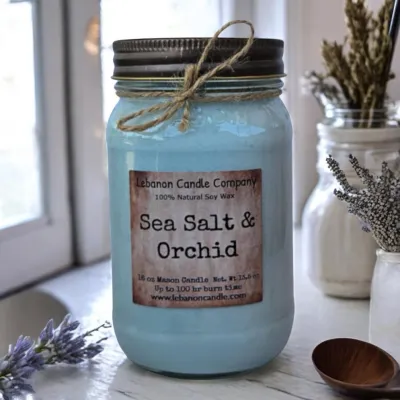 Sea Salt &amp; Orchid Candle
