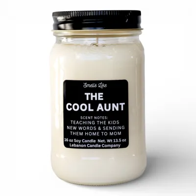 Smells Like The Cool Aunt Funny Candle - Sun Washed Citrus