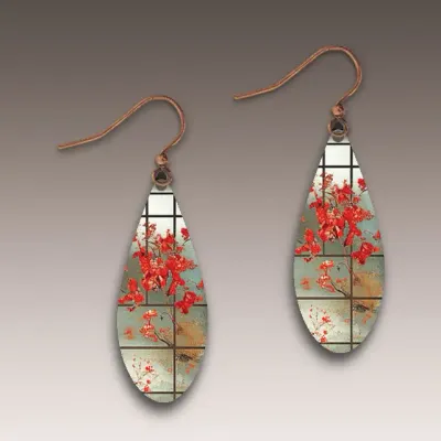 58DE Spring Window Dew Drop Handmade Earrings