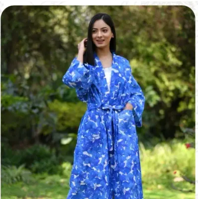 Gingko Blue Kimono