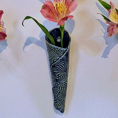 Wall Sapphire Blue Vase