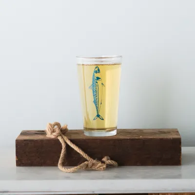 Fish Glass Teal