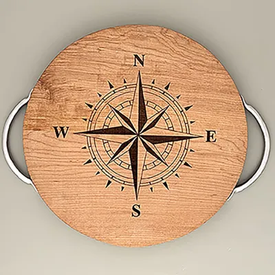 Compass Round Board