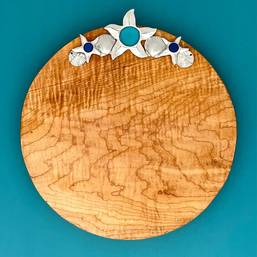 Shells Seaglass Round Board