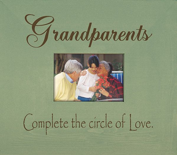 Grandparents Complete The Circle Frame Slate Picture Size 5x7