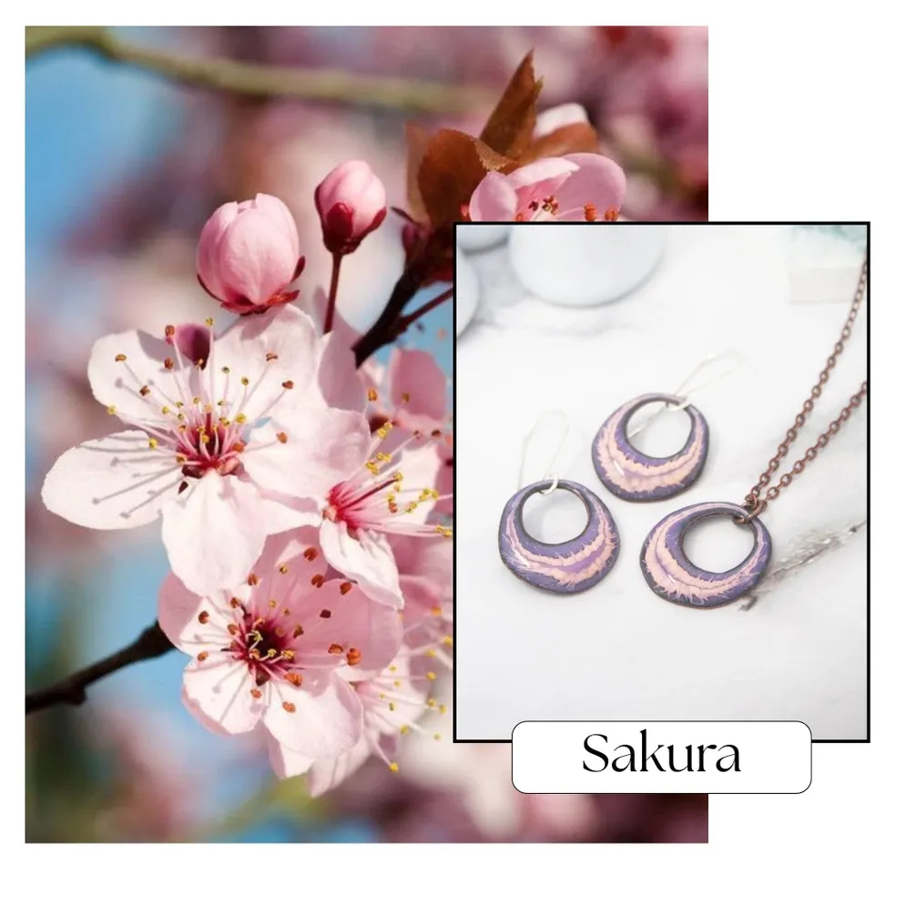 Batik Sakura Necklace