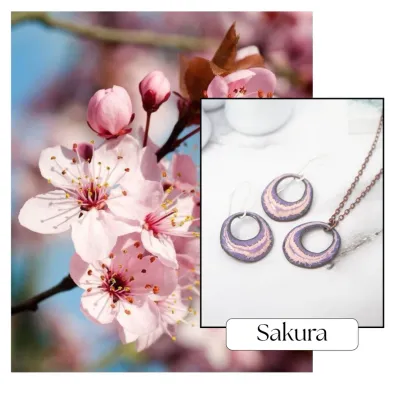 Batik Sakura Necklace