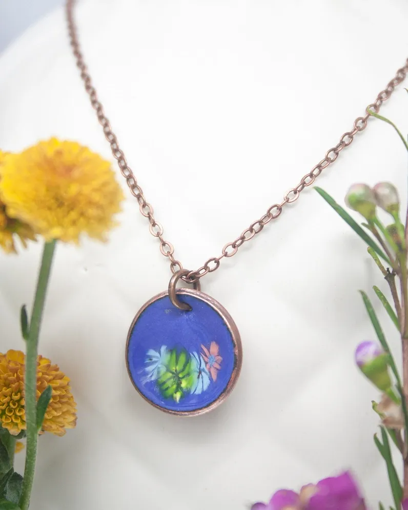Fiora Indigo Copper Necklace