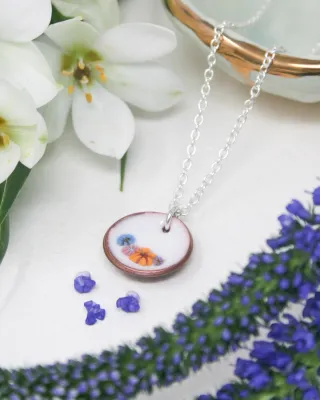 Fiora  White Copper Necklace