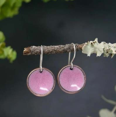 Dot Rosewater Sm Dangle Earrings