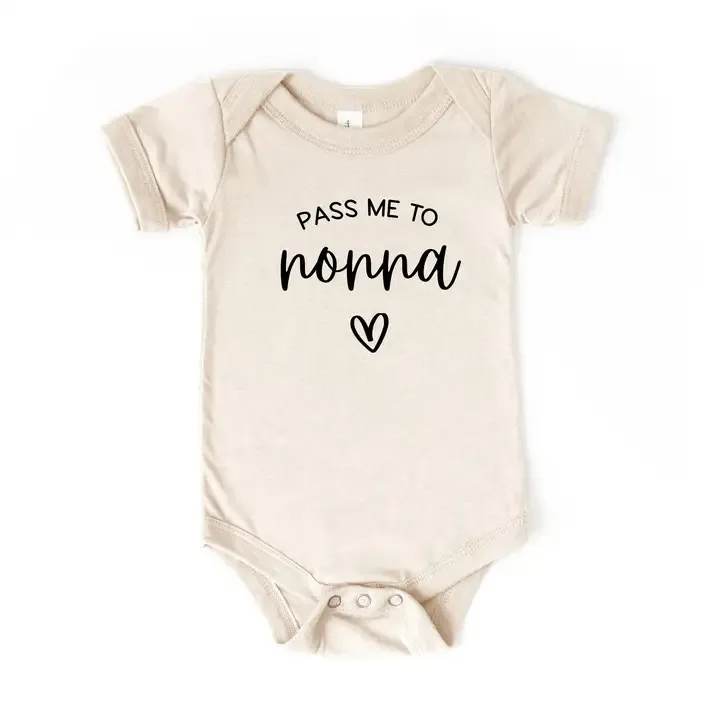 Pass Me to Nonna 6-12 M Short