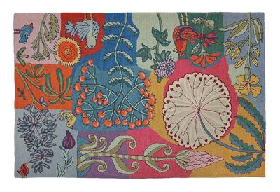 Bloomer Wild Hooked Wool Rug 4' X 6'