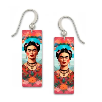 Blue Frida - Med Rectangle Earring  ER210