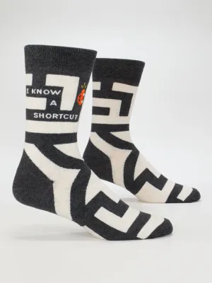 I Know A Shortcut Men's Socks