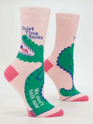 Quiet Time Crew Socks