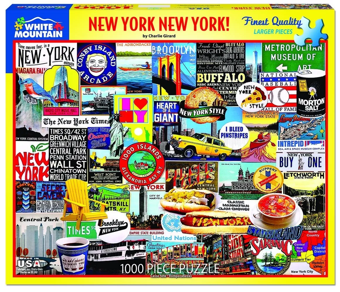 New York New York (1447pz) - 1000 Piece Jigsaw Puzzle