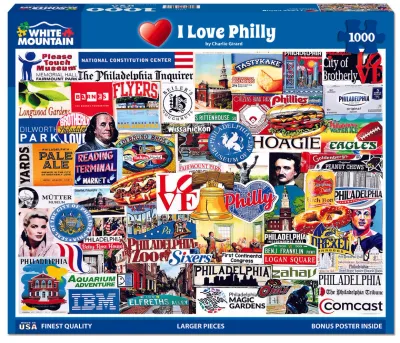 I Love Philly (2162pz) - 1000 Piece Jigsaw Puzzle