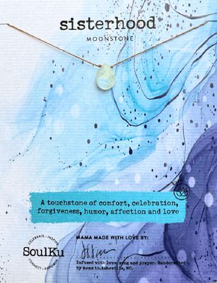 Moonstone Alive &amp; Well Necklace for Sisterhood