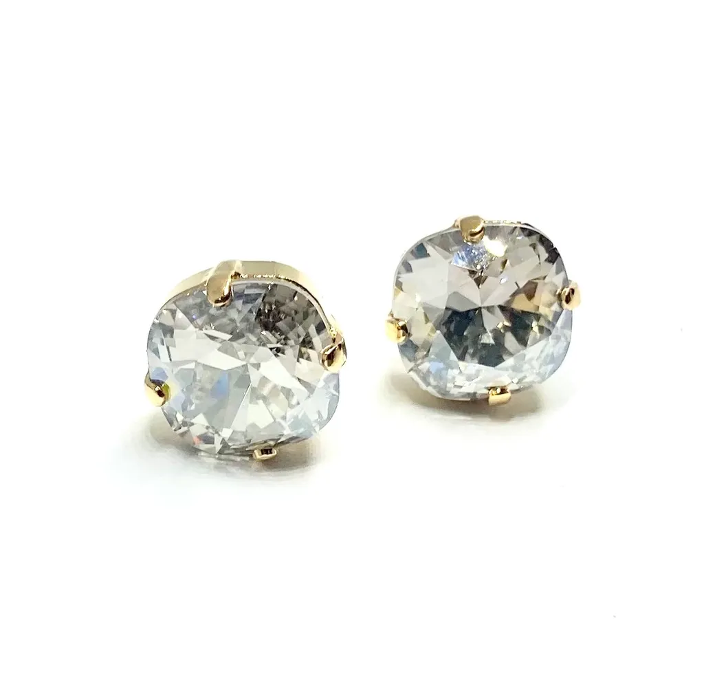Silverdust Gold plated Small dazzling studs