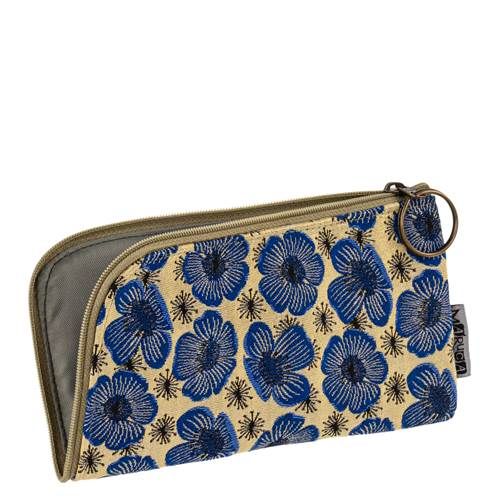 Zip Pouch Poppy Blue